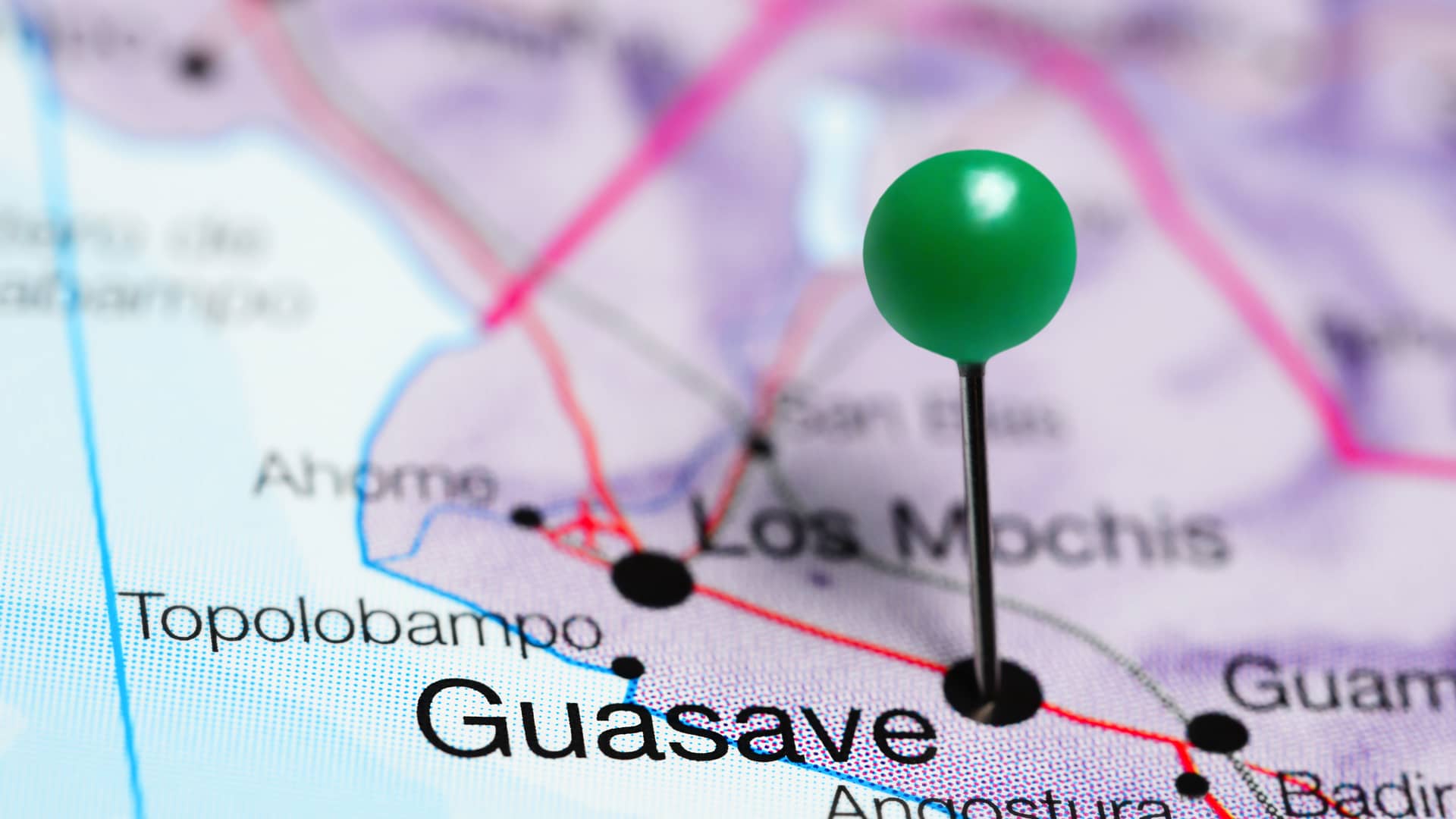 ciudad mexicana de guasave localizada en el mapa para represnetar las sucursales dem megacable